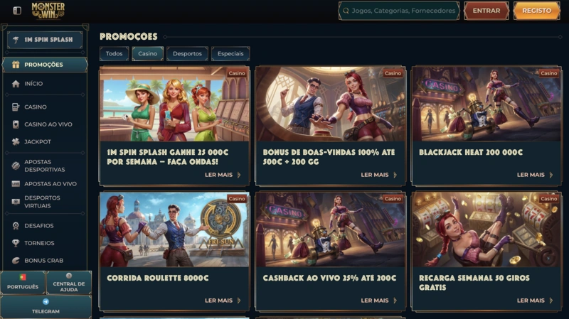 Monsterwin Bonuses